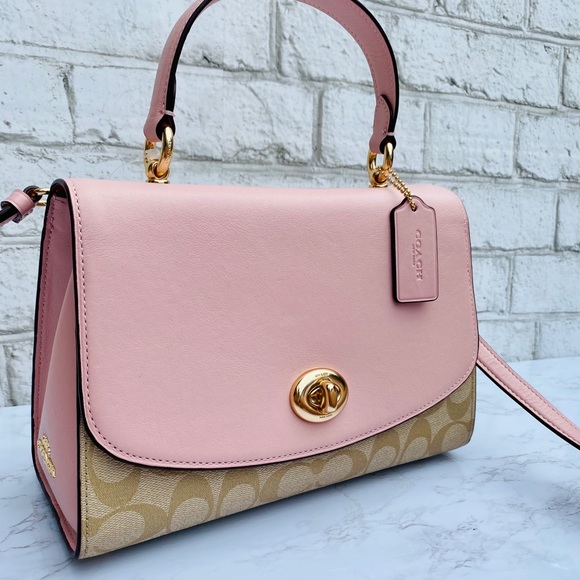 Coach Handbags - Coach Signature Tilly Satchel